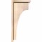 Ekena Millwork Huntington Smooth Corbel w/Backplate, Douglas Fir, 5 1/2"W x 10"D x 22"H COR06X10X22HUN01SDF - alternate 2